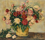 Peonies in a Basket. 1935